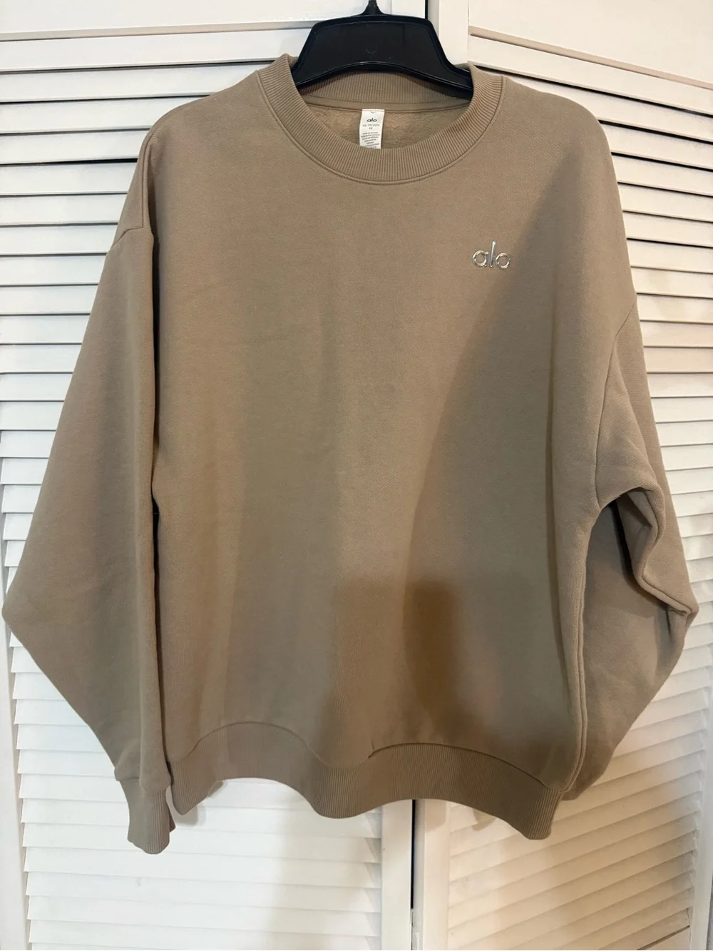 ALO Yoga Men's Crewneck Sweater - Taupe